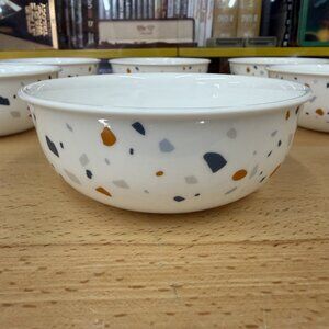 Set Of 6 Corelle Terrazzo Rosa Soup Cereal Bowls 5.5” EUC